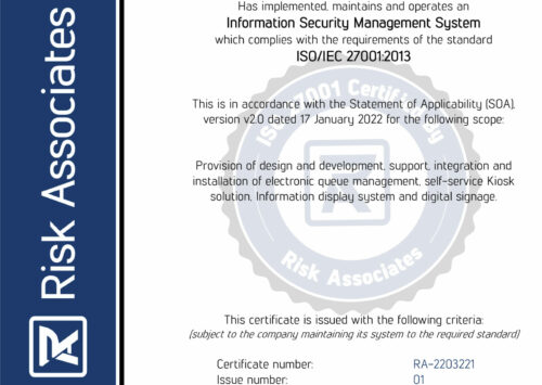 ISO-Certificate