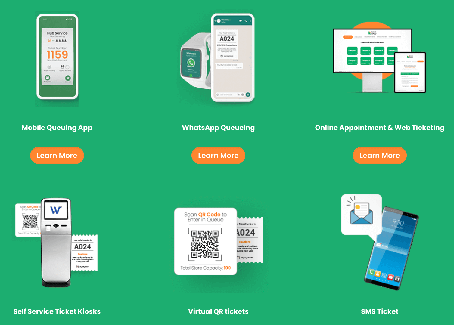 Digital solutions for queue management